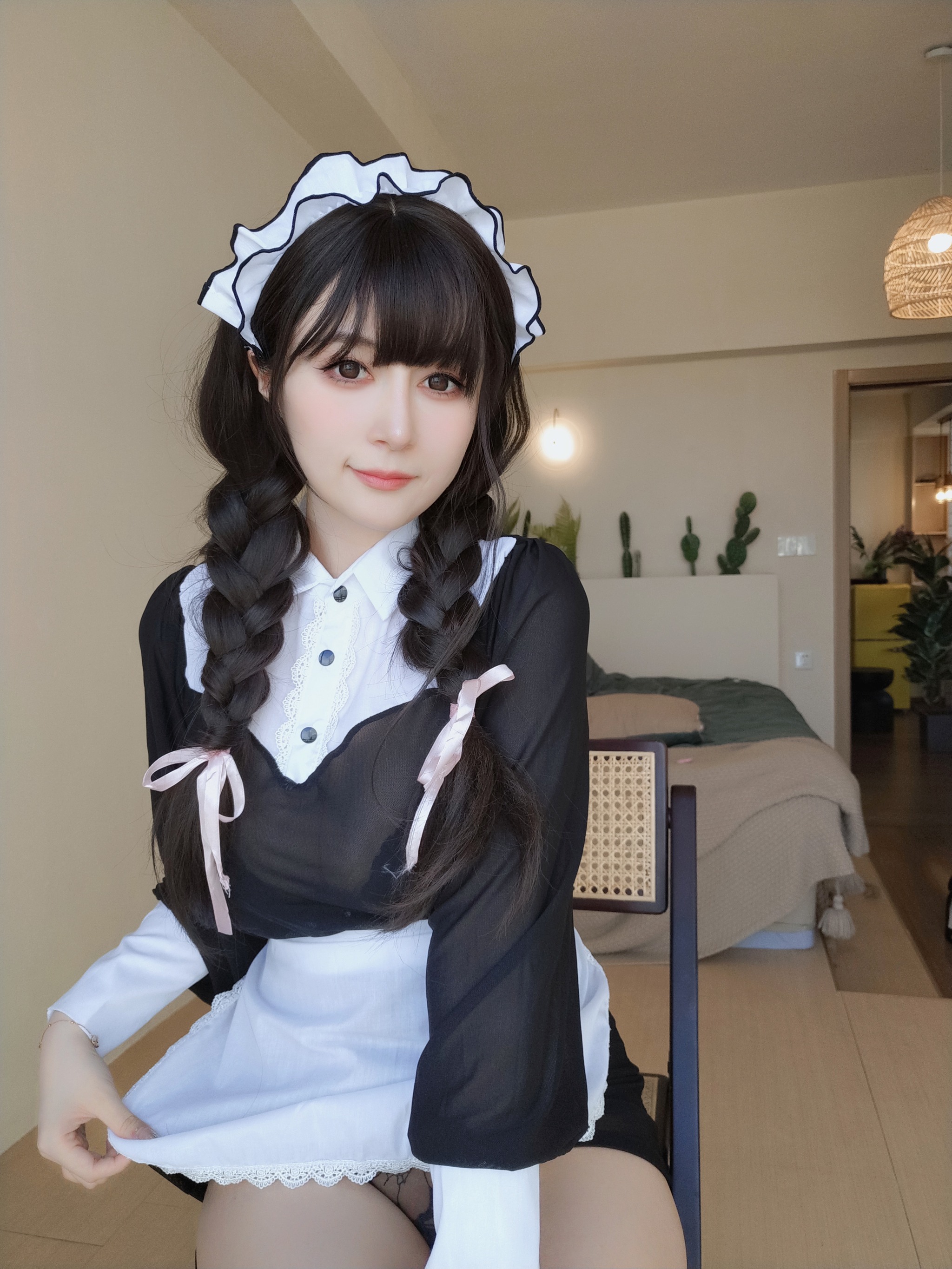 图片[1]-白银81 – NO.140 透明なメイド服 [100P]-XikXak
